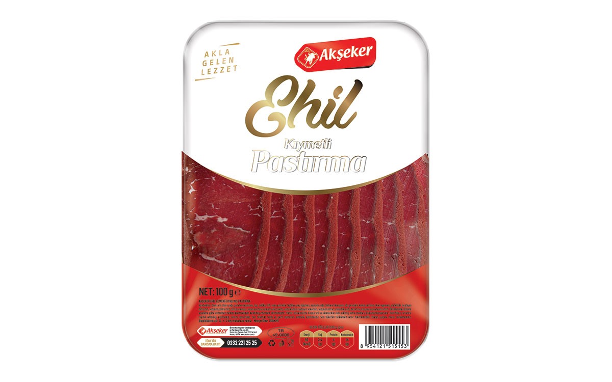 Akşeker Sliced Precious Pastrami 100 g